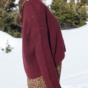 Red/pink sweater!